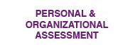 personal and organizational assessment